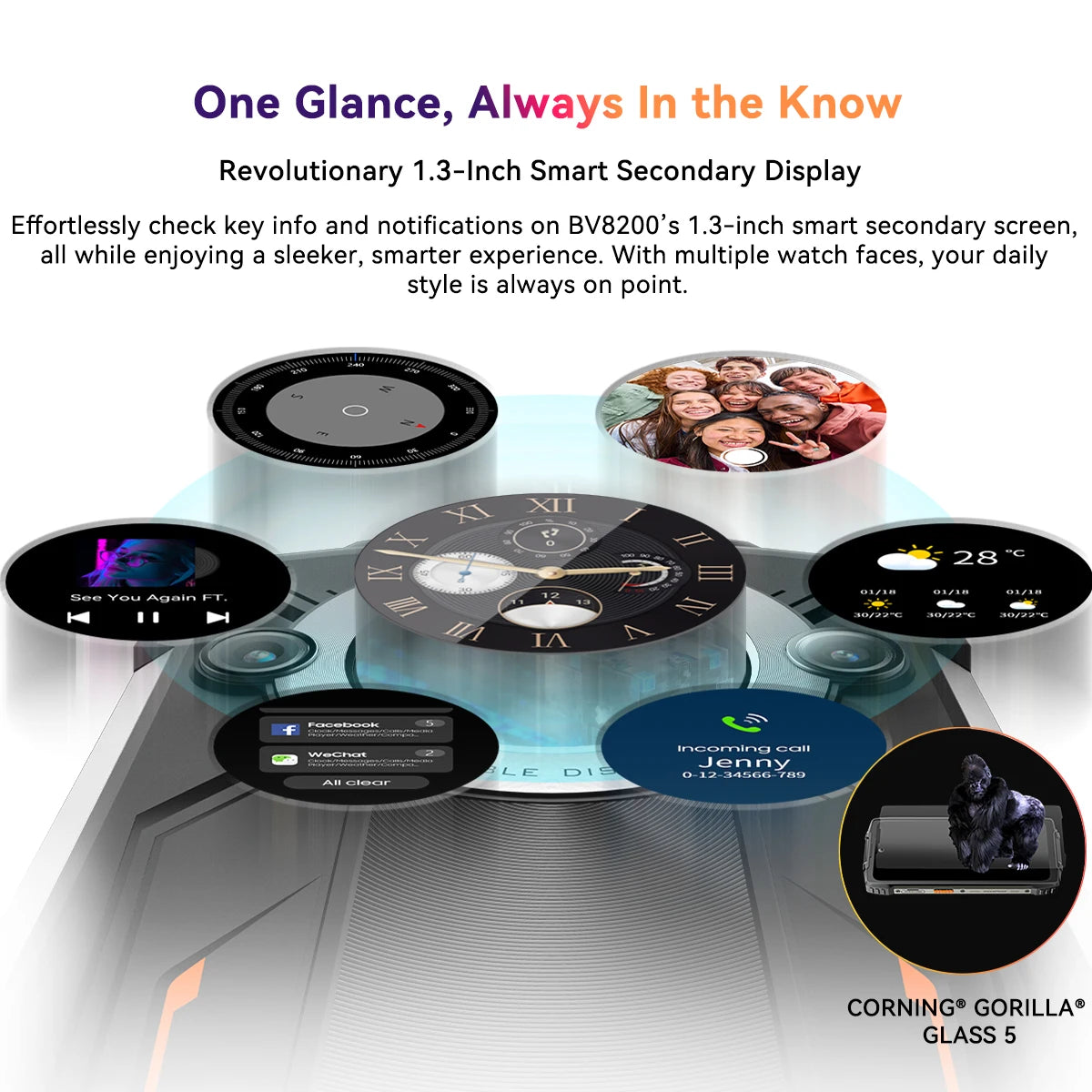 Blackview BV8200 Rugged phone 6.49" 2.4K 120Hz Display Helio G100 12GB 256GB NFC Flashlight Android 14 CellPhone