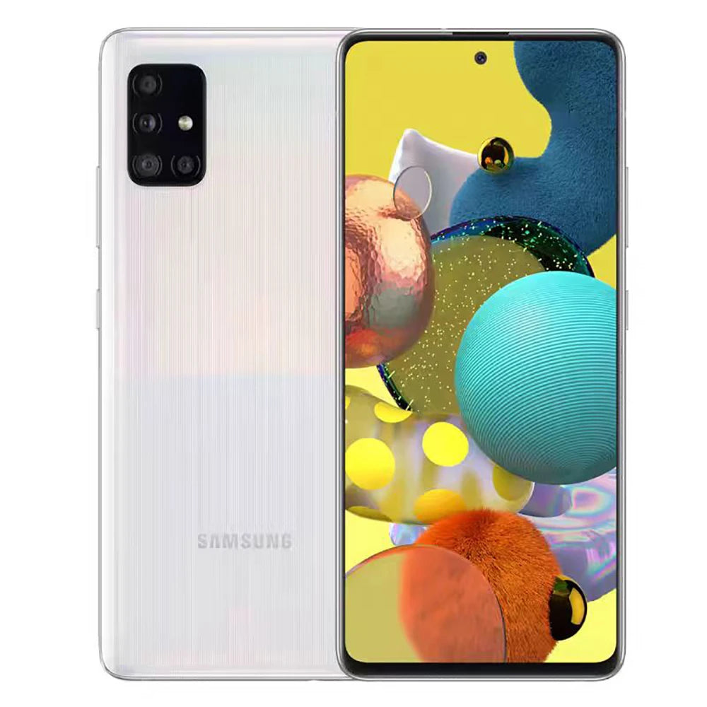 Samsung Galaxy A51 5G Refurbished Smart Phone Dual Sim European version 6.5inch AMOLED Screen 6GB 128GB Octa Core 4 Camera NFC
