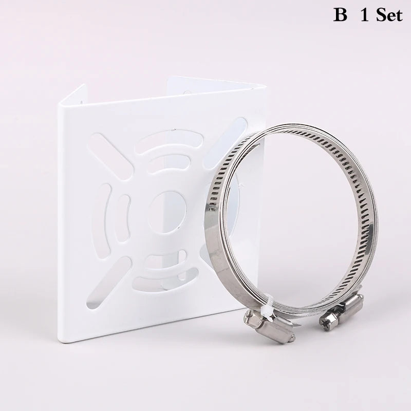 Street Light Pole Mount Holder Small Universal Joint Pole Column Holding Monitoring Bracket Camcorder Back Stand Iron Hoop Plate