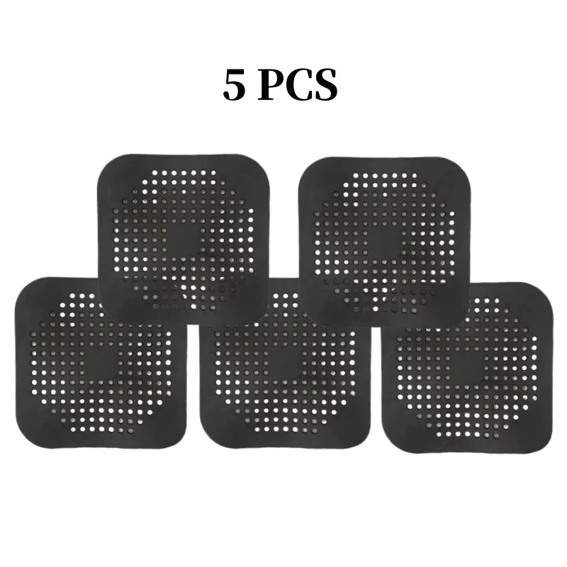 Silicone With Suction Cup Floor Drain Sticker Bathroom Sewer Hair Filter Drain Cover Home Floor Drain Mat Bathroom Accessories