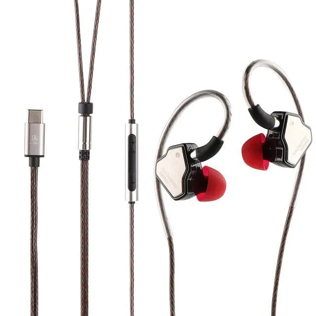 7Hz Salnotes Zero HiFi 10mm Dynamic Driver In Ear Earphone IEM Metal Composite Diaphragm N52 Magnet