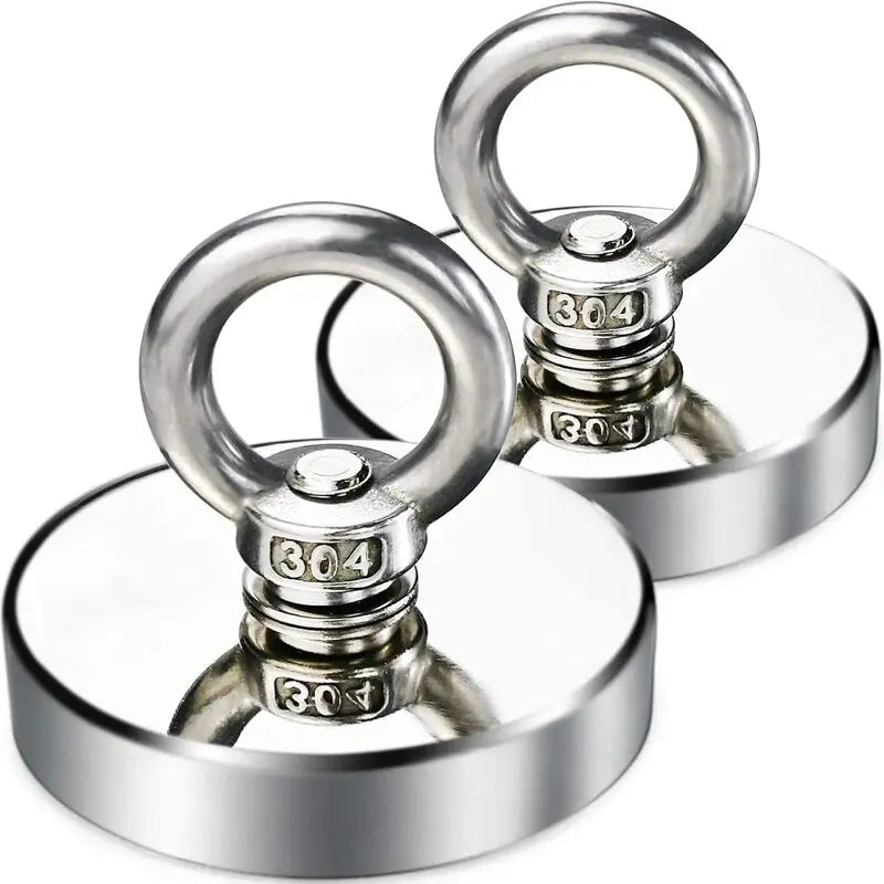 D16~D42mm Strong Suction Salvage Helper, Made of N52 Heavy Rare Earth Material, with Countersunk Hole and Eyebolt Suction metal
