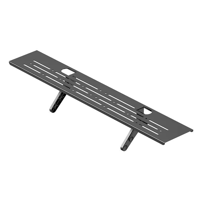 Adjustable Computer Monitor Rack TV Set-Top Box Holder Shelf Monitor Screen Bracket Router Remote ControlStorage Organizer Shelf