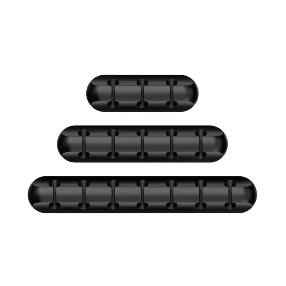 Cable Cord Wire Organizer Silicone USB Cable Winder Management Clips Self Adhesive for Mouse Keyboard Headset For iPhone Huawei