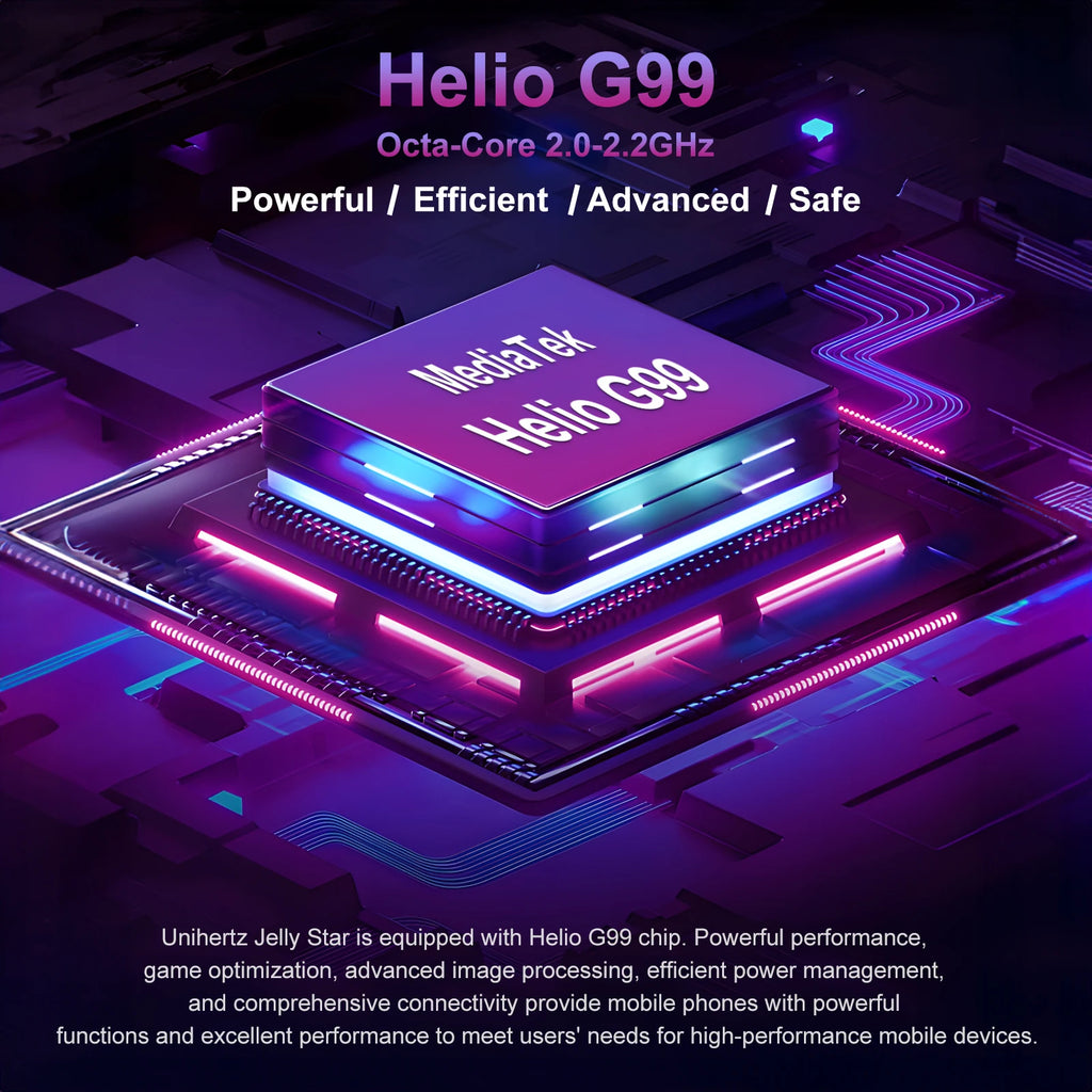 Unihertz Jelly Star Smallest Android 13 Smartphone 8GB 256GB Led Light Transparent Backshell Mobile Phone 48MP 3inch Cellphones