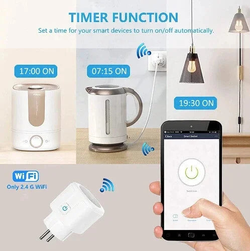 Smart Plug WIFI/Zigbee EU Smart Socket With Power Monitor Timing Voice Control Smart Home DIY Works Whit Alexa Google Home Alice