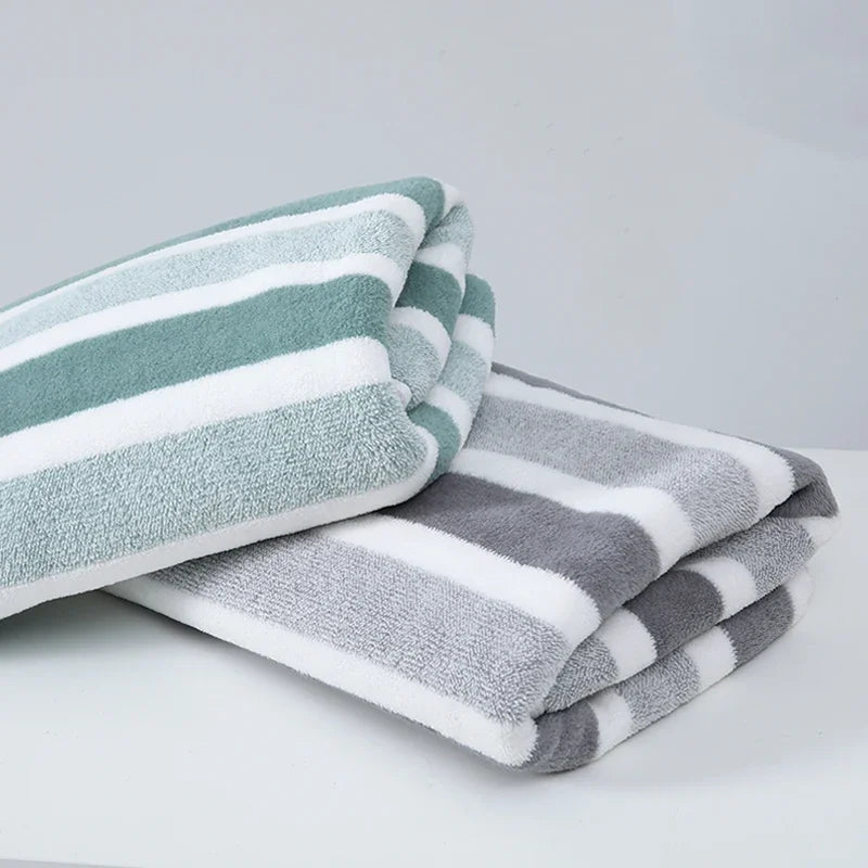 1 Pc Thickened Absorbent Bath Towel Soft Face Towel for Home Bathroom