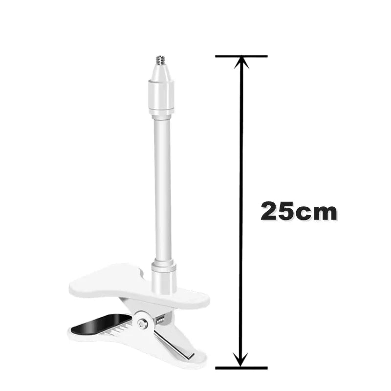 No Punch Portable Clip Mount Webcam Stand For Baby Bed Monitor Camera Holder Home Flexible Twist Mounting Kit Attaches to Crib