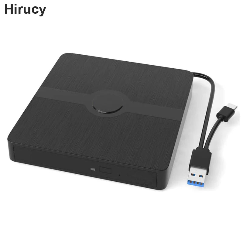 USB 3.0 External Blu-ray Drive Portable 3D BD-Combo Optical Drive CD DVD Player CD Burner Reader for Laptop PC Windows 11/10 Mac
