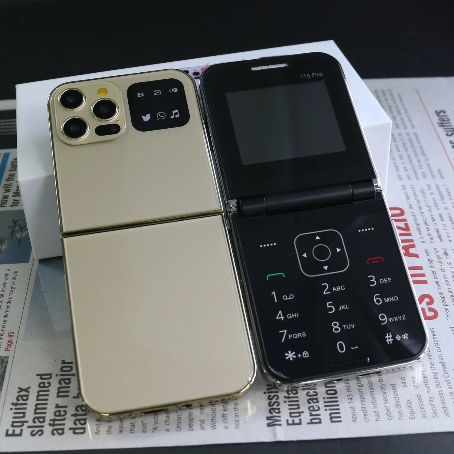 Unlocked Flip Lady Senior Mobile Phone Dual Sim Clamshell Slim Size Speed Dial Torch Magic Voice Blacklist Push Button Phone