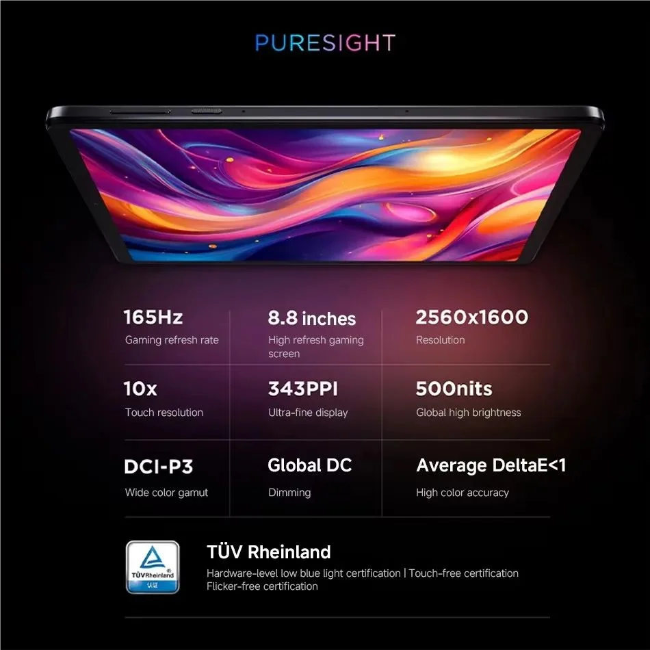 CN Version Lenovo Legion Y700 2025 Tab Gaming Pad Tablet 256GB 512GB Gen 3 8.8" 165Hz Display 6550mAh 68W Charging Android 14