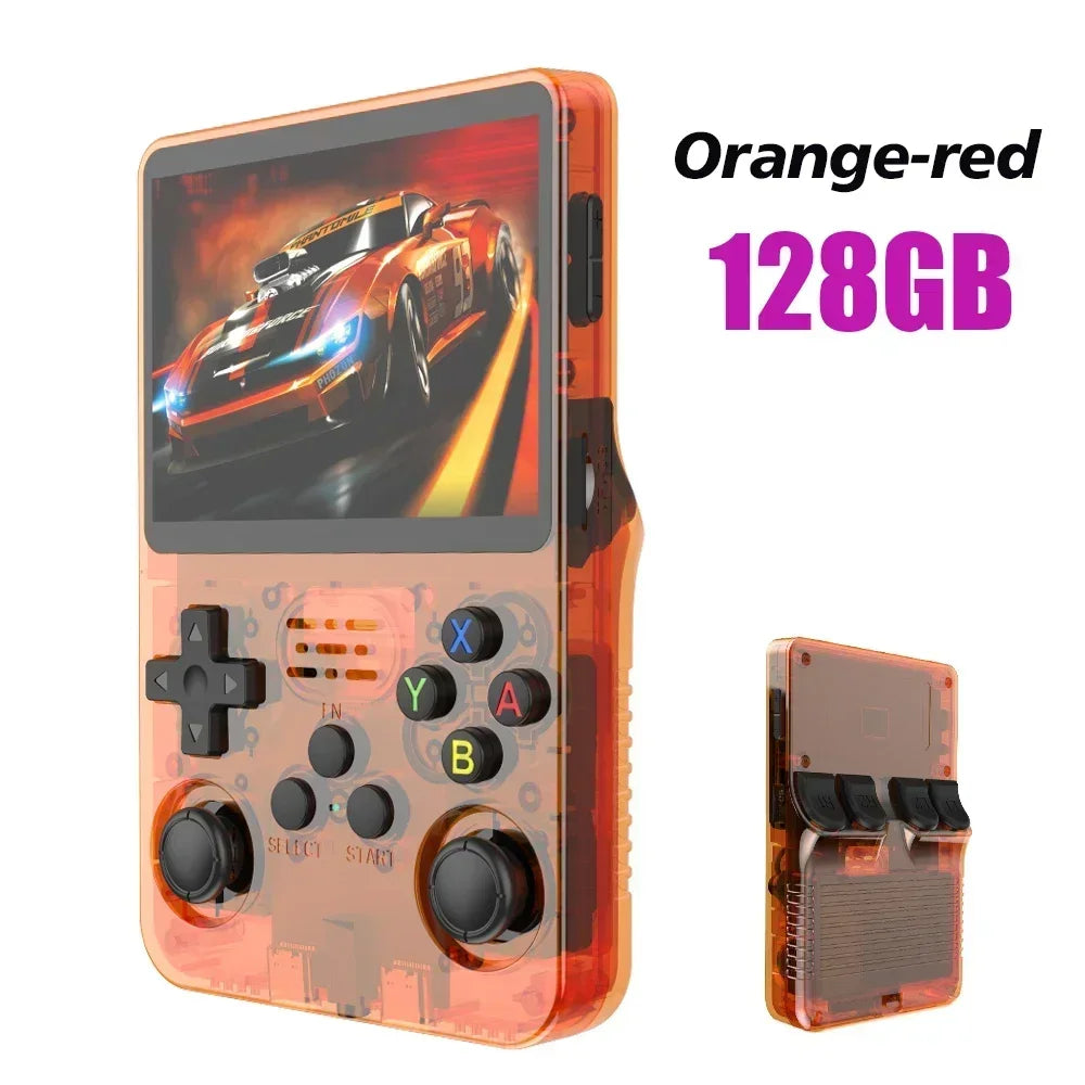 ARKOS R36S Retro Handheld Video Game Console Linux System 3.5 Inch IPS Screen R35s Pro Portable Pocket Video Player 64GB Games