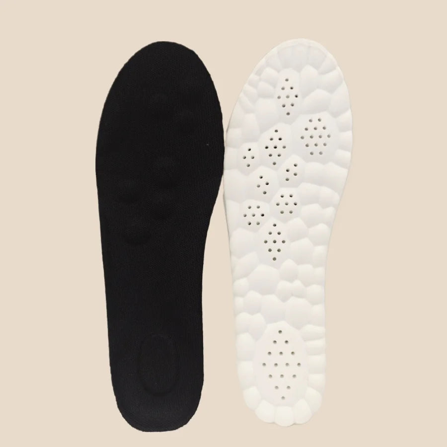 High Elasticity Latex Sport Insoles Soft Shoe Pads Arch Support Orthotic Insoles Breathable Deodorant Shock Absorption Cushion