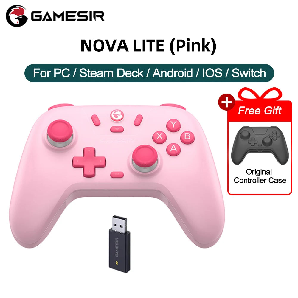 Gamesir Gamepads PC Switch 2 Controller Nova Lite Controle Hall Effective Joystick for Nintendo Switch Steam Android iOS Phone