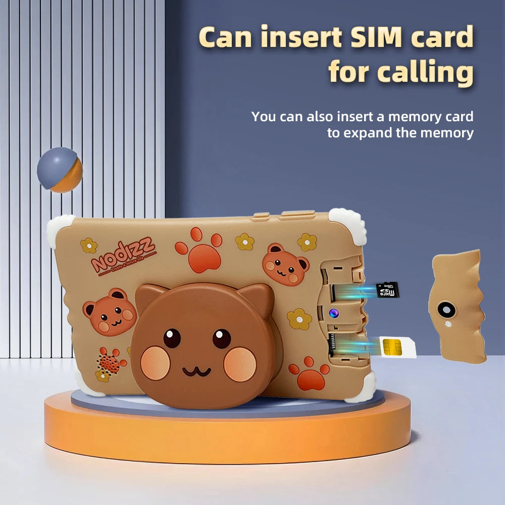 New Kids Tablet SIM Card 5G WiFi Google Education Learning Toy Tablet Kids Android 15 Children PC 128GB 3200mAh Boys Girls Gifts