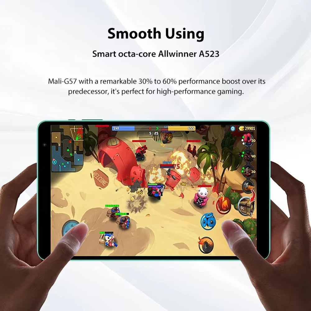 Teclast P85T Tablet PC Allwinner A523 8-Core/8inch 1280*800 HD IPS/4GB RAM/64GB ROM/5000mAh Type-C/Android 14/WiFi6+BT5.2