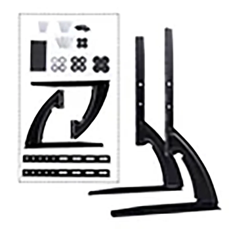 BEISHI Table Top TV Stand Pedestal for 14-42 Inch LCD /LED/OLED/Plasma Adjustabe Universal TVs Screen Monitor Bracket TV Feet