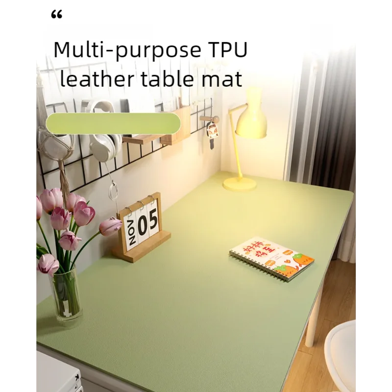 Leather Table cloth for Home Easy Clean Table Protector Waterproof Tea Coaster Large Desk Mat Anti-Slip Gamer Keyboard Mouse Mat