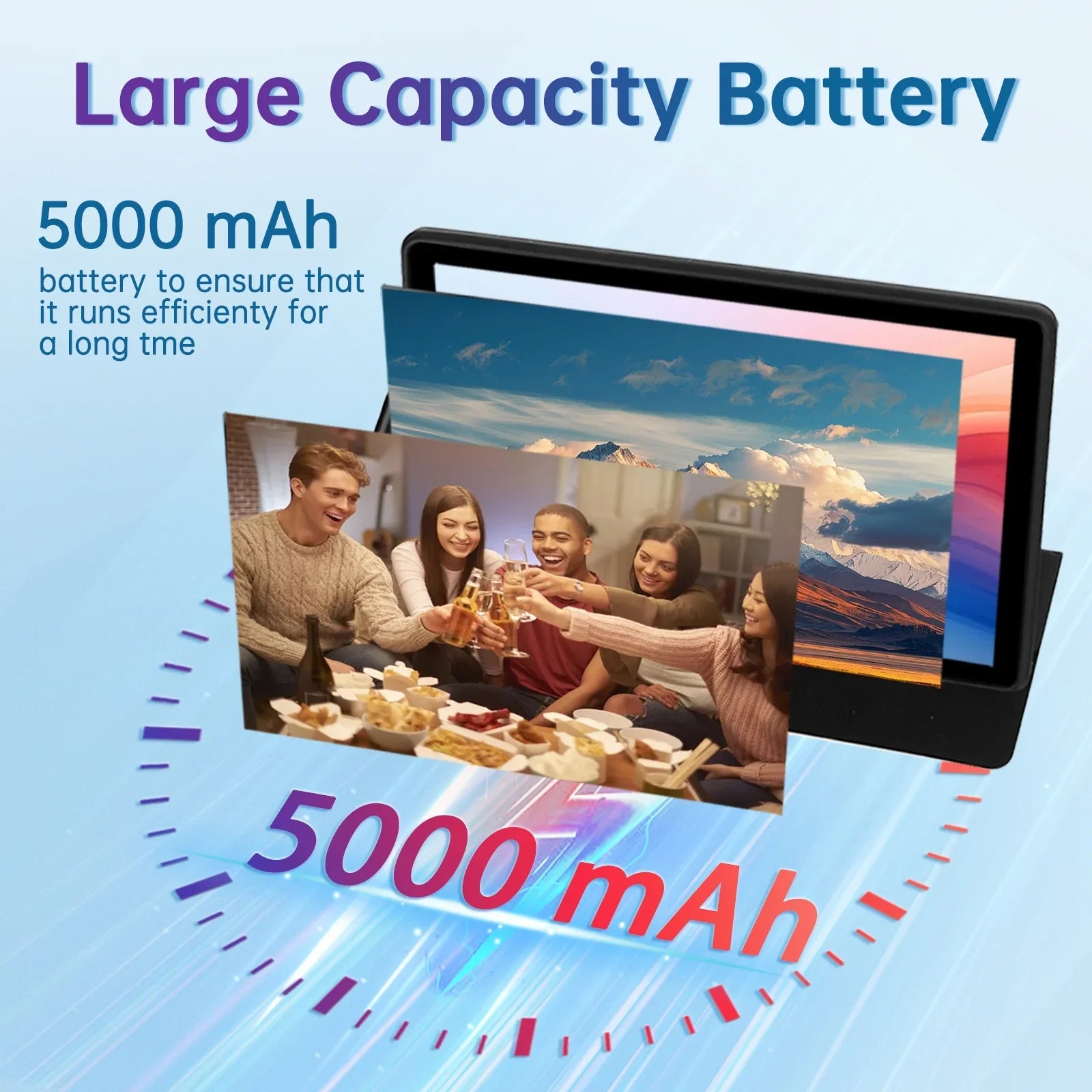 URAO C108 10 Inch Tablets Android 14 A523 Octa Core Tablet 14GB+128GB 1 TB Expansion WiFi 6 5MP+8MP Camera Keyboard Mouse Set