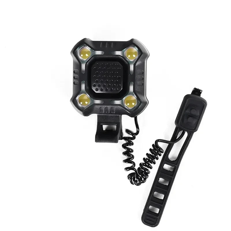 Bicycle Electronic Bell Light Scooter E-bike USB Charging Cycling Warning Alert Safety Riding Device