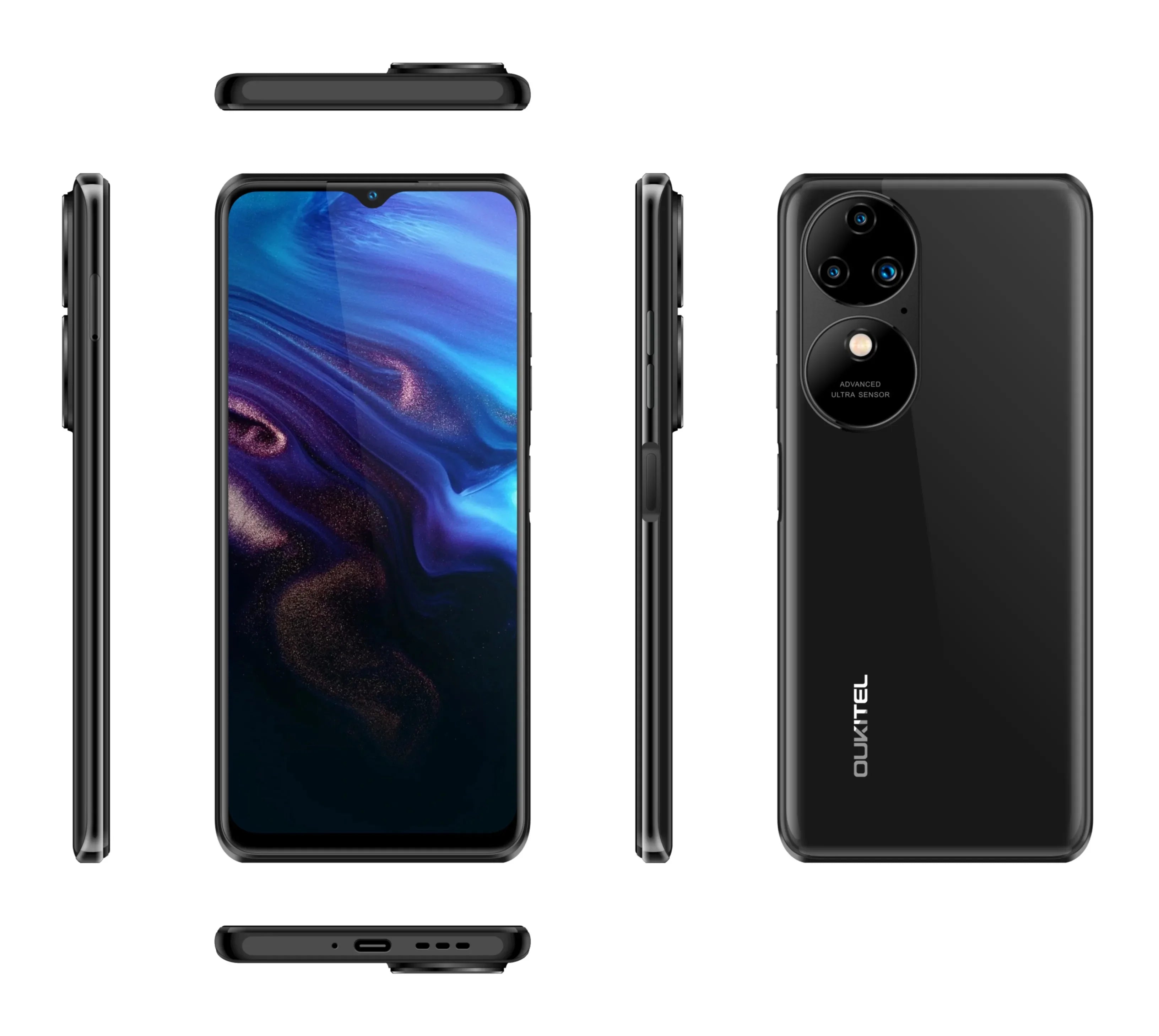 Oukitel C38 Smartphone 6.6" FHD+ 5150mAh 6GB +256GB Mobile Phone 48MP Android 13 Cell phone