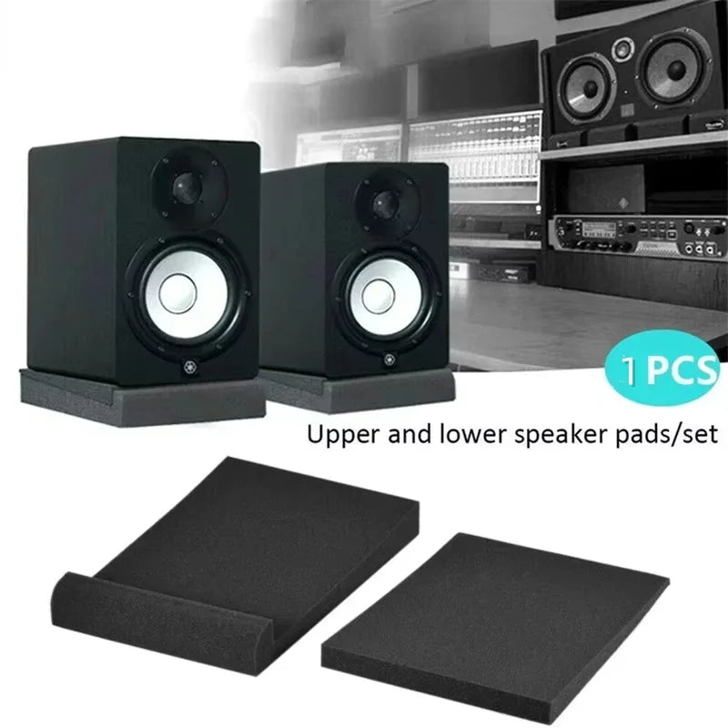 High Density Acoustic Foam Speaker Isolation Pads Sound Cushion for Studio Monitor Most Speaker Stands Piano Room Accessories