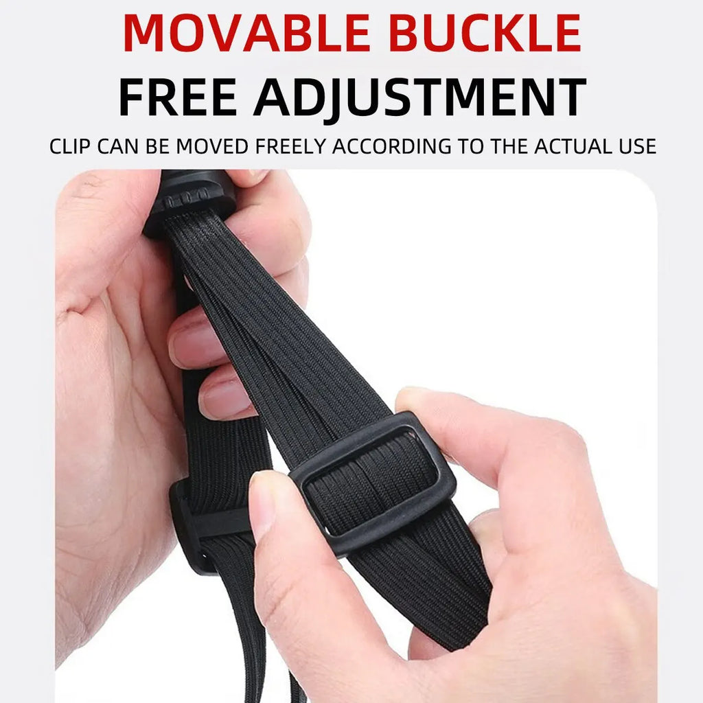 Motorcycle Helmet Straps Hook Luggage Straps Retractable Elastic Rope Motos Helmet Luggage Adjustment Fix Buckle Rope Accessorie