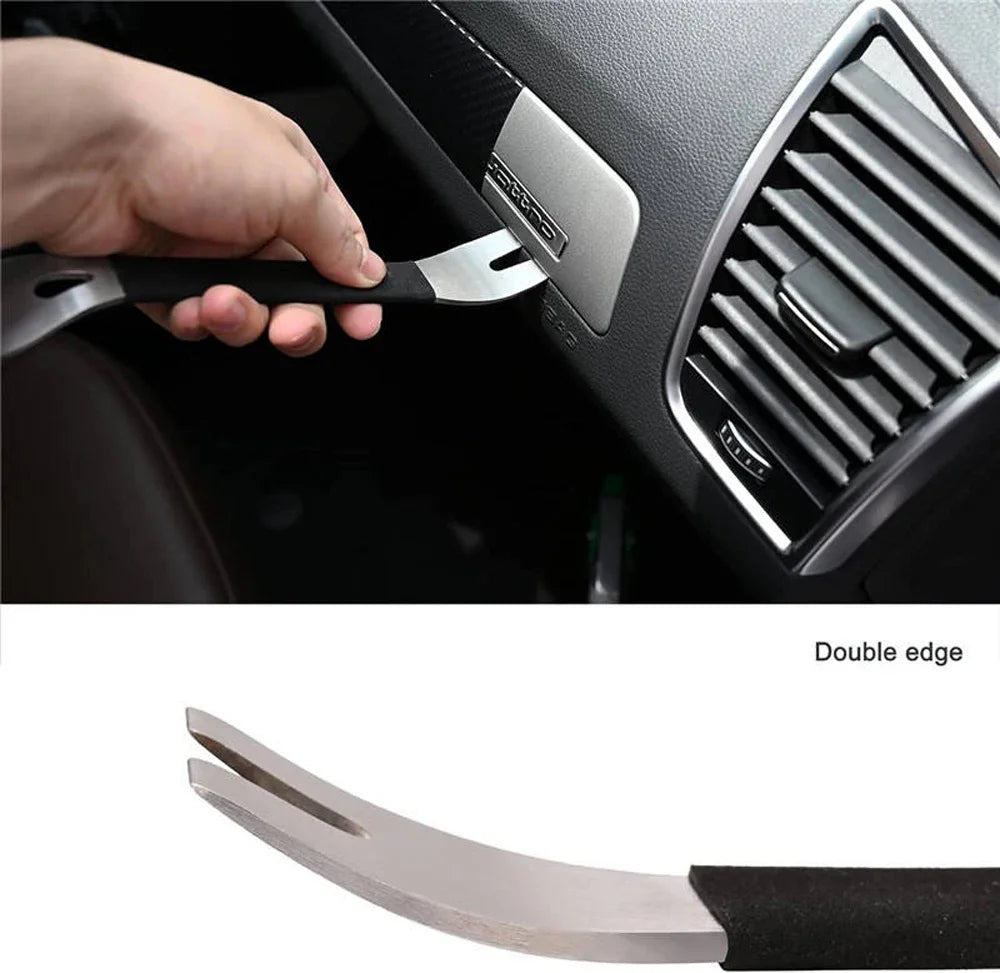 2mm/3mm Thickness Stainless Steel Car Interior Clip Panel Trim Pry Plate Removal Installation Tool for New Car Accessories