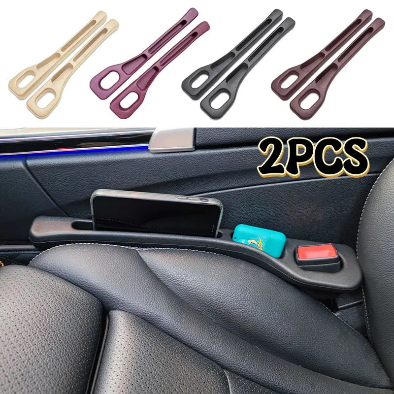 2Pcs Universal Car Seat Gap Plug Strip Side Seam Car Gap Filler Leak Proof Seat Gap Storage Organizer Auto Interior Decoration