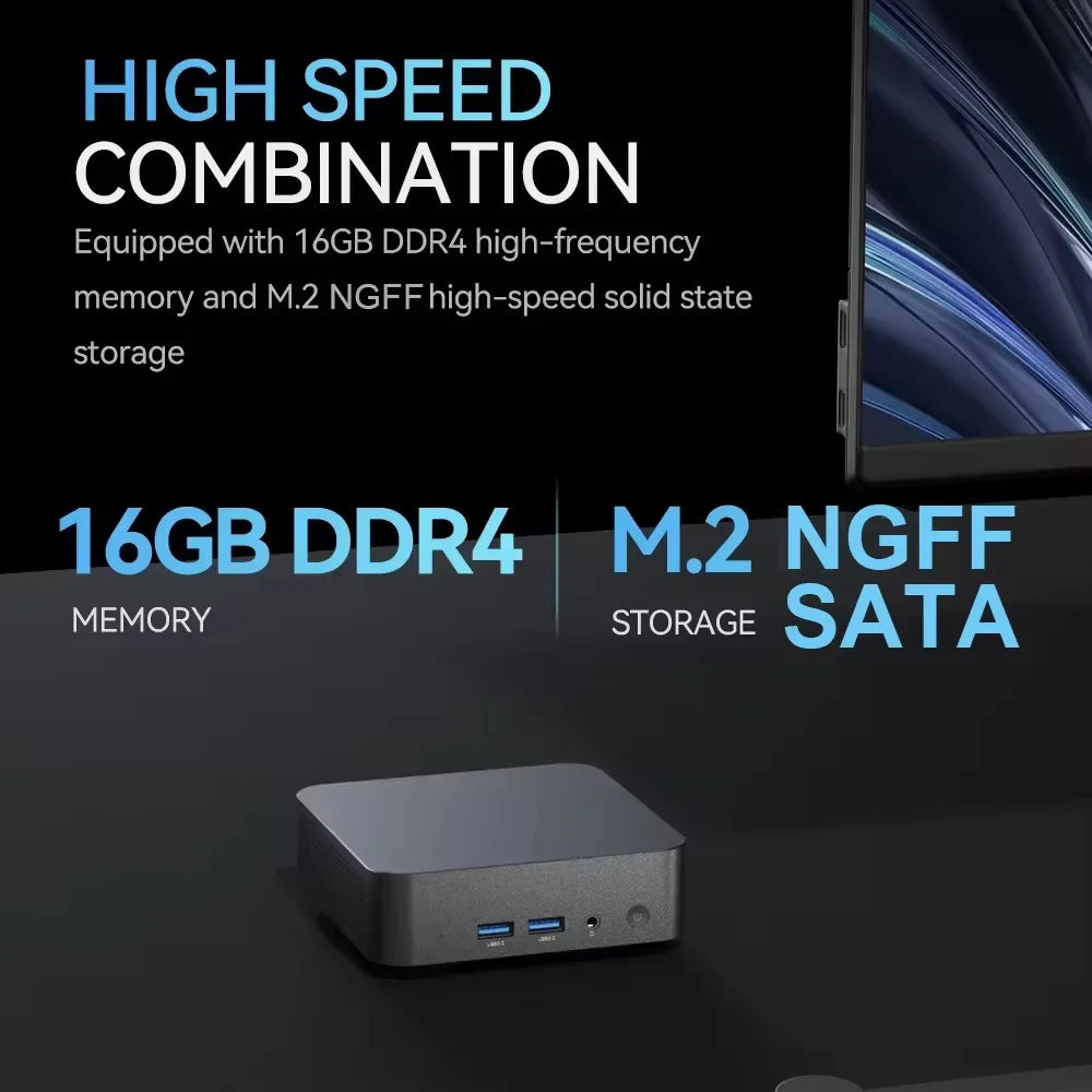 MINI PC  Windows 11 Intel Core i9 8950HK/N5095A 16GB RAM 1TB SSD  WIFI 6 BT5.2 4K HD Mini Gaming office study Pc