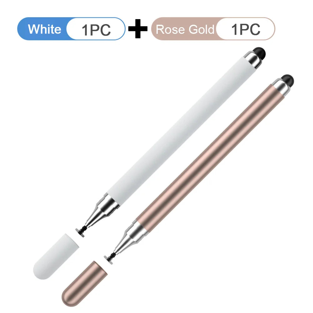 1/2Pcs 2in1 Universal Stylus Pen For Tablet Mobile Android ios Phone iPad Accessories Drawing Tablet Capacitive Screen Touch Pen
